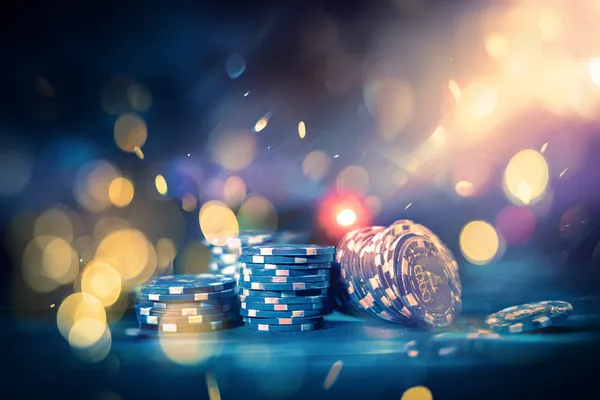 9777BEF Casino — Step inside our high-end casino experience A glamorous woman holding casino chips in a neon-lit environment, representing the premium online casino atmosphere of 9777BEF.